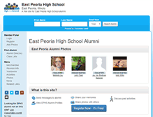 Tablet Screenshot of eastpeoriahighschool.org